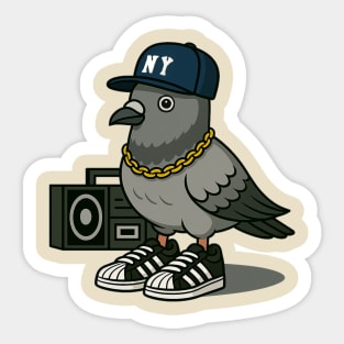 NYC Pigeon Yankees Sticker